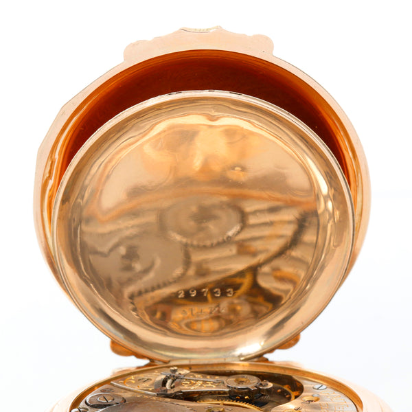 Elgin 14k Gold 18 Size Box Hinge Multi-Color Antique Pocket Watch – Image 6
