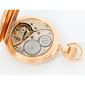 Elgin 14k Gold 18 Size Box Hinge Multi-Color Antique Pocket Watch – Image 7