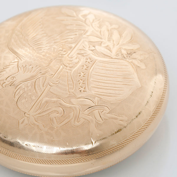 Elgin 19 J B.W. Raymond Up/Down Winding Indicator Rare American Eagle Pocket Watch – Image 3