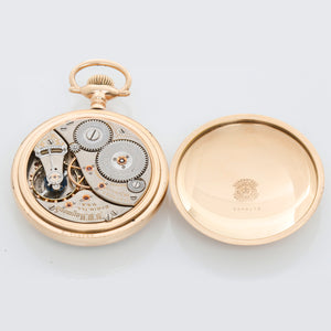 Elgin 19 J B.W. Raymond Up/Down Winding Indicator Rare American Eagle Pocket Watch – Image 4