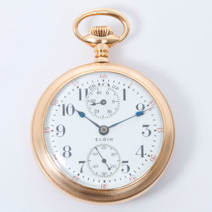 Elgin Railroad 21 Jewel Veritas 18 Size Up Down Wind Indicator