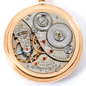 Elgin Railroad 21 Jewel Veritas 18 Size Up Down Wind Indicator