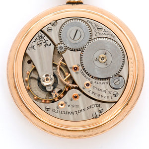 Elgin Rare 21 Jewel Free Sprung Up-Down Indicator Rare Roman Numeral Dial