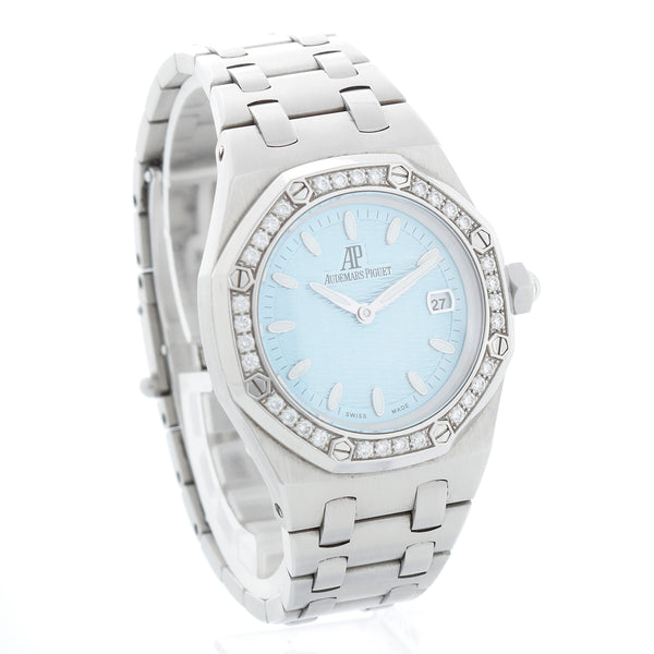 Audemars Piguet Royal Oak Lady Blue Dial Stainless Steel Ref. 67651ST