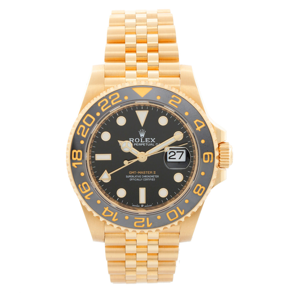 Rolex GMT-Master II 126718GRNR Yellow Gold Men's Watch "Bruce Wayne"