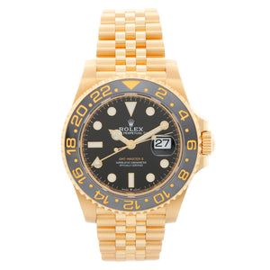 Rolex GMT-Master II 126718GRNR Yellow Gold Men's Watch "Bruce Wayne"
