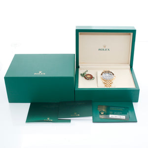 Rolex GMT-Master II 126718GRNR Yellow Gold Men's Watch "Bruce Wayne"