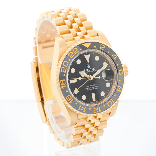 Rolex GMT-Master II 126718GRNR Yellow Gold Men's Watch "Bruce Wayne"