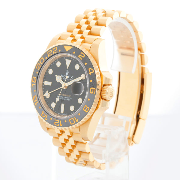 Rolex GMT-Master II 126718GRNR Yellow Gold Men's Watch "Bruce Wayne"