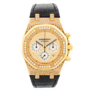 Audemars Piguet Royal Oak Chronograph Men's 18k Yellow Gold Watch 26068BA.ZZ.D088CR.01