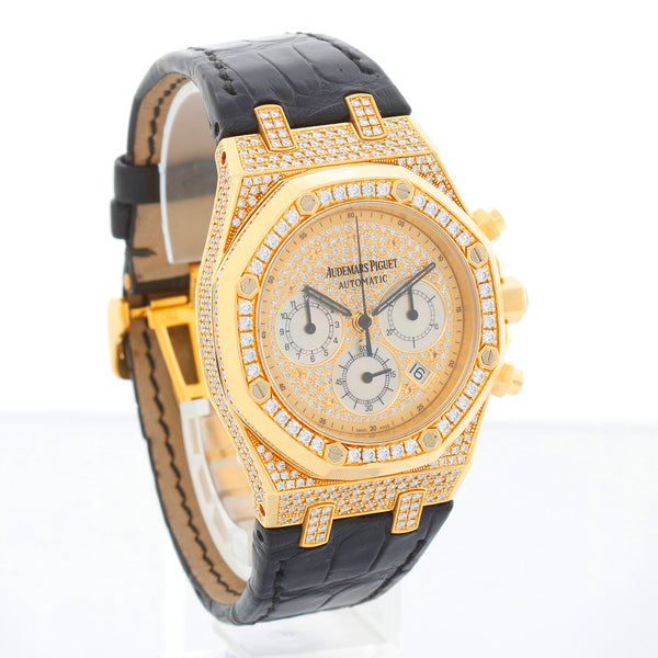Audemars Piguet Royal Oak Chronograph Men's 18k Yellow Gold Watch 26068BA.ZZ.D088CR.01