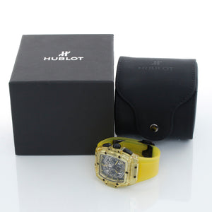 Hublot Spirit of Big Bang Chronograph Men's Yellow Sapphire Watch 641.JY.0190.RT