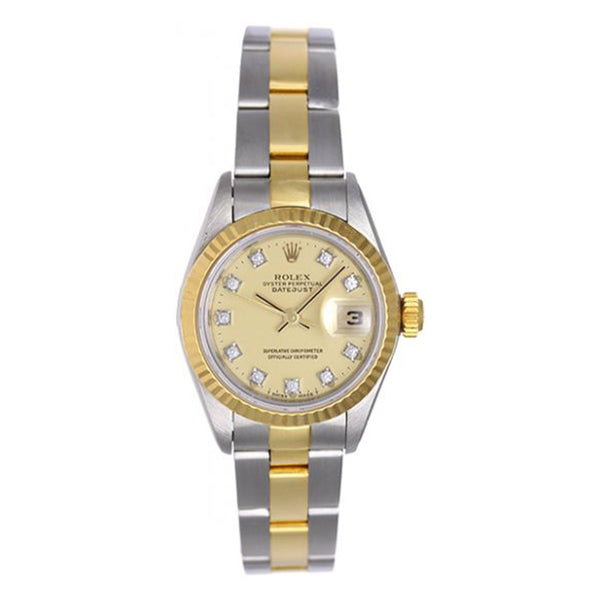 Rolex Ladies Datejust 2-tone Watch Oyster Bracelet 69173