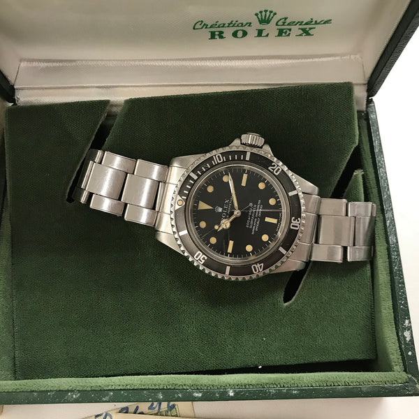 Rolex Submariner 5512 Meters First "Neat Font" Long 5 Men's Watch