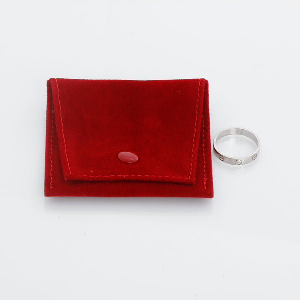 Cartier Love 18k White Gold Band Size 55
