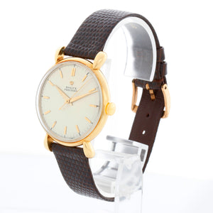 Rolex 18K Yellow Gold Precision Model Ref. 4411 Men's Dress Watch