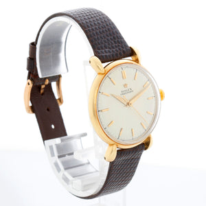 Rolex 18K Yellow Gold Precision Model Ref. 4411 Men's Dress Watch