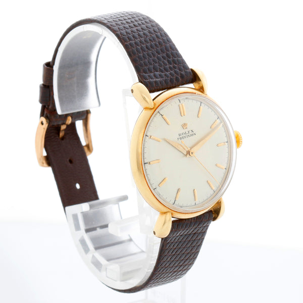 Rolex 18K Yellow Gold Precision Model Ref. 4411 Men's Dress Watch