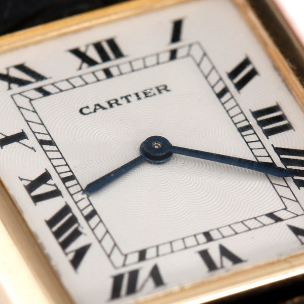Cartier Tank 18K Yellow Ladies Watch