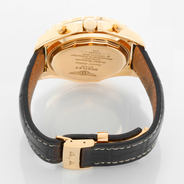 Breitling Bentley Men's 18k Yellow Gold Chronograph Watch K25362