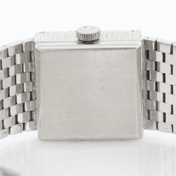 Omega Classic Vintage Ladies 18K White Gold 2ct Diamond Cocktail Watch