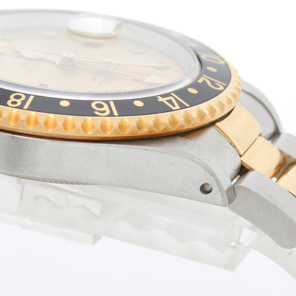 Rolex GMT - Master II Champagne Serti Diamond Ruby 16713 – Image 8