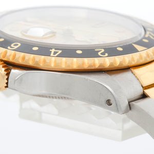 Rolex GMT - Master II Champagne Serti Diamond Ruby 16713 – Image 10