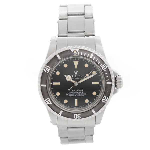 Rolex Submariner 5512 Meters First "Neat Font" Long 5 Men's Watch