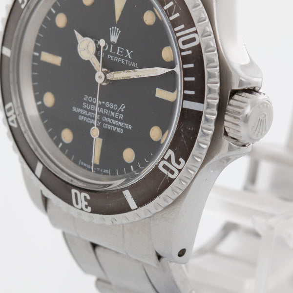 Rolex Submariner 5512 Meters First "Neat Font" Long 5 Men's Watch