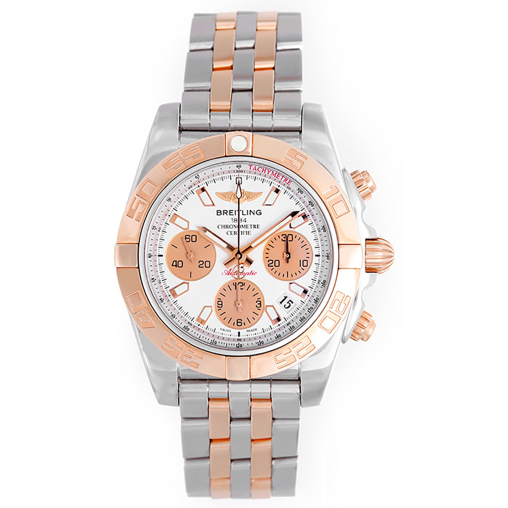 Breitling  Chronomat 41mm Automatic Chronograph Men's 2-Tone Watch CB014012