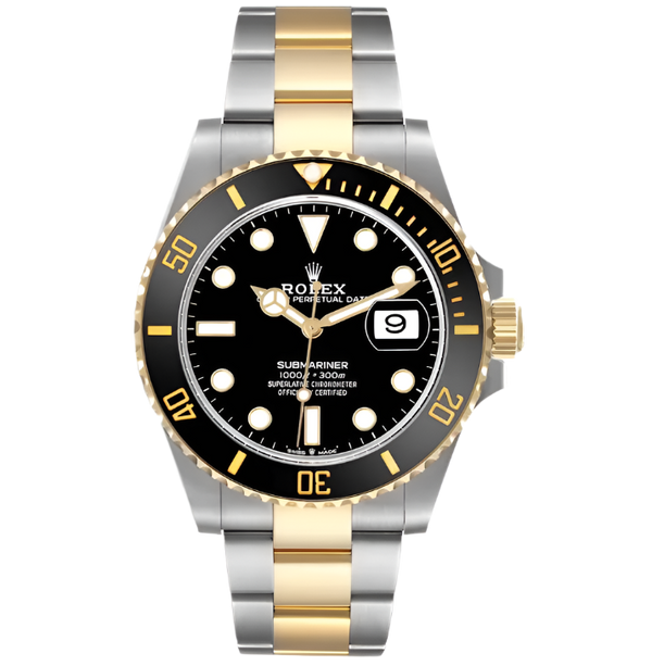 Rolex Submariner Date Men's Stainless Steel & Yellow Gold Watch 126613LN