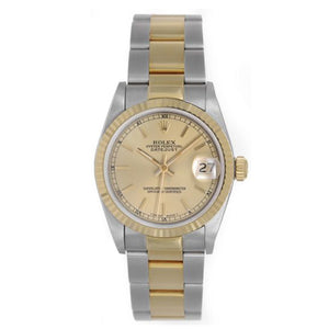 Rolex Datejust Midsize 2-Tone Men's or Ladies Midsize Watch 68273