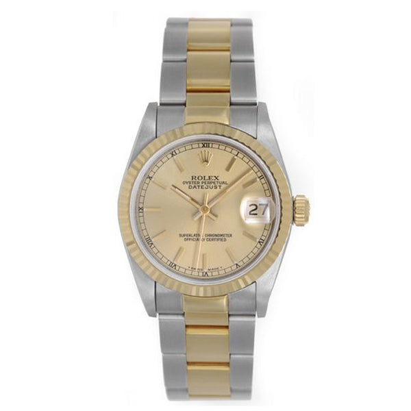 Rolex Datejust Midsize 2-Tone Men's or Ladies Midsize Watch 68273