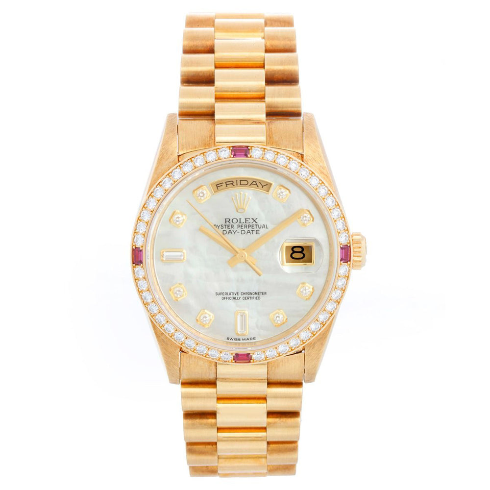 Rolex President 18378 Day-Date Men's 18k Yellow Gold Watch