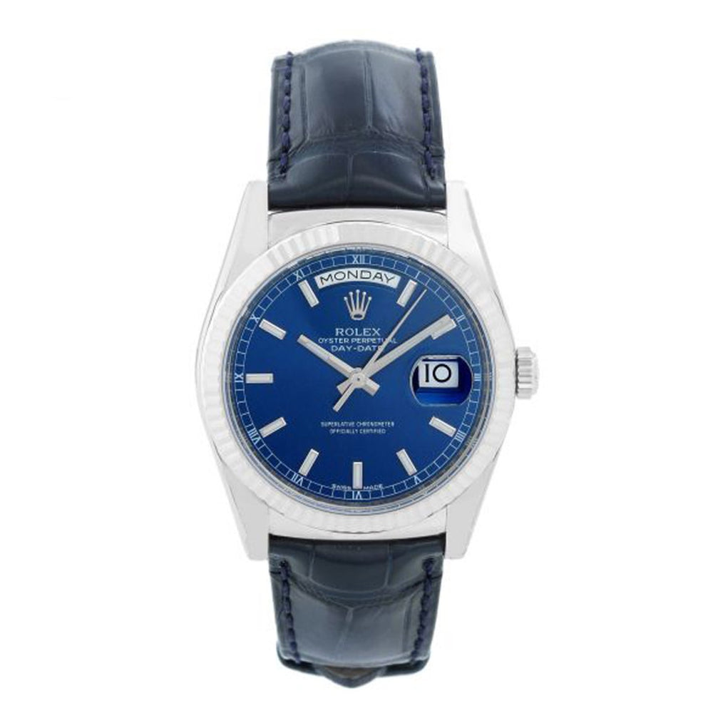 Rolex Day-Date White Gold Automatic Men's Watch 118239