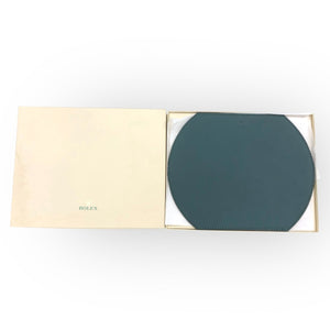 Rolex Green Leather Oversize Mousepad - Made it Italy