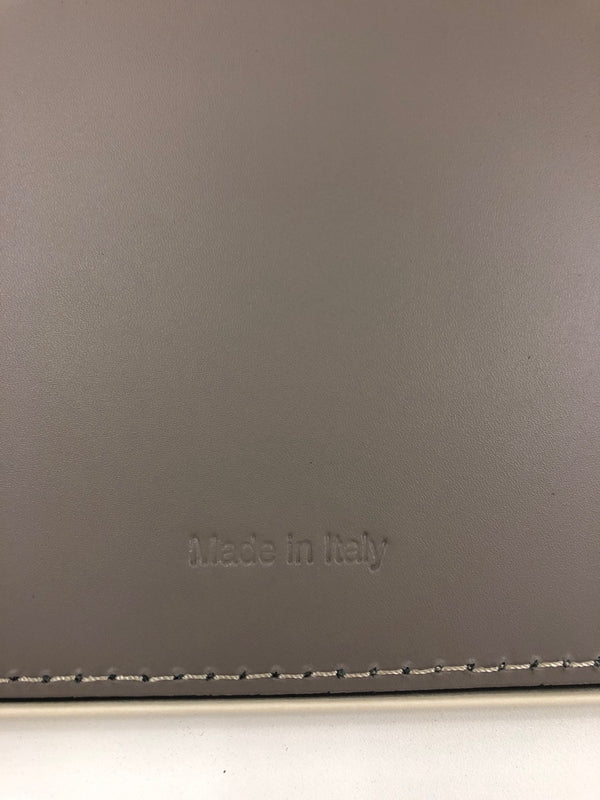 Rolex Taupe Grey Leather Oversize Mousepad - Made in Italy