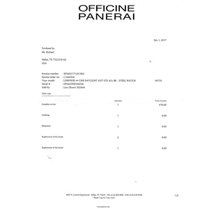 Panerai Luminor Daylight Chronograph Men's Stainless Steel Watch PAM 250 (or PAM00250/PAM250)