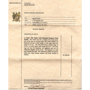 Chopard 18K Yellow Gold Diamond Ladies Watch 551 1