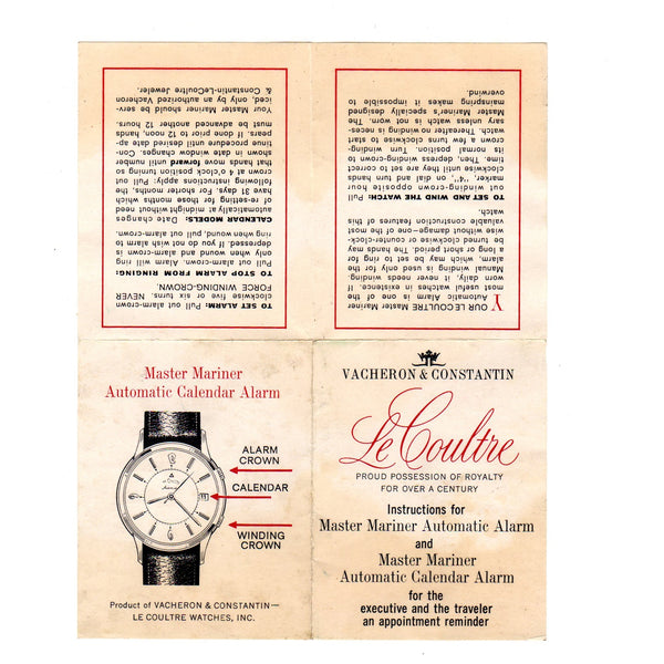 Extremely Rare Jaeger-LeCoultre HPG Memovox Alarm Automatic Men's Watch