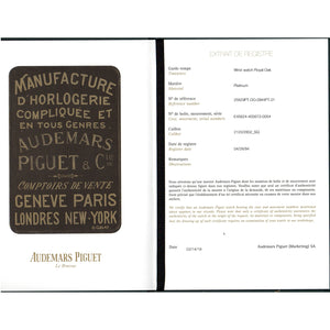 Audemars Piguet Royal Oak Perpetual Calendar Openworked 25829PT