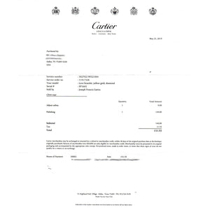 Cartier Love Pave Diamond Yellow Gold Bracelet