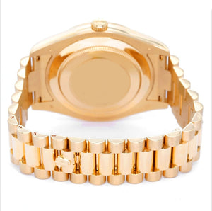 Rolex Day-Date II 41mm 18k Yellow Gold Men's President Watch 218238