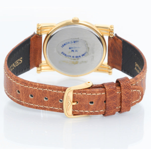 Longines Gold Plated Quartz Watch