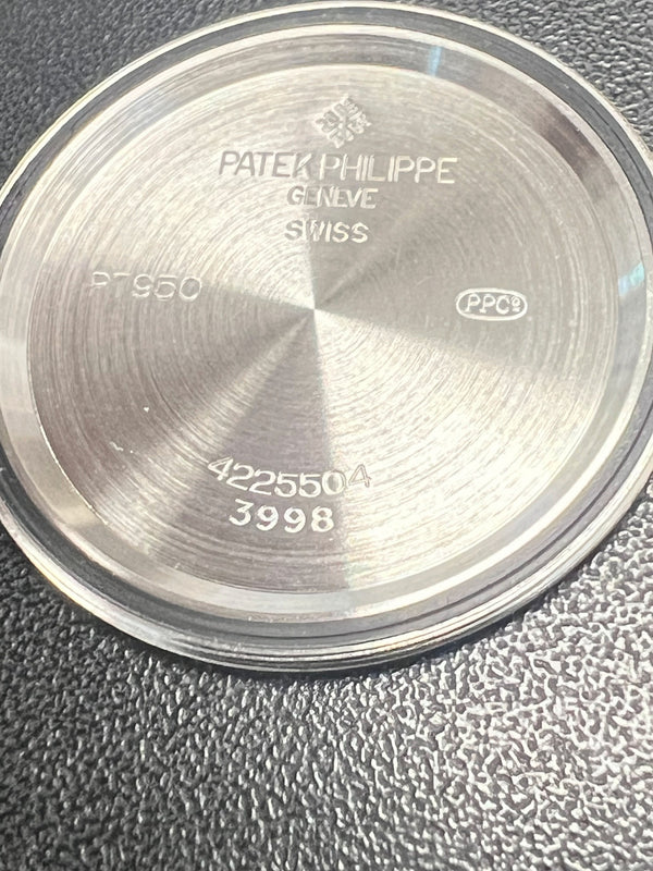 Very Rare Patek Philippe Calatrava Platinum Ref 3998 P Men's Watch