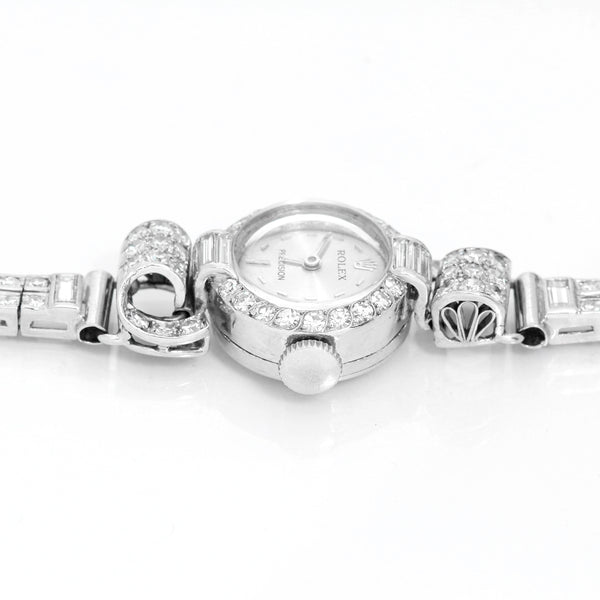 Vintage Ladies Rolex Diamond & Platinum Watch