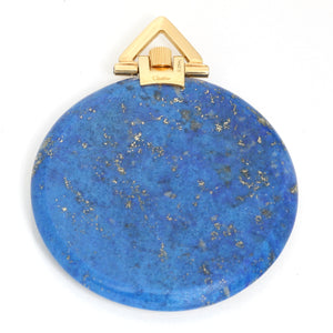 Cartier Fine Gold and Lapis Lazuli Pocket Watch