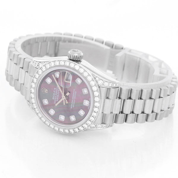 Ladies Rolex President Watch 79159 Mother-Of-Pearl Dial