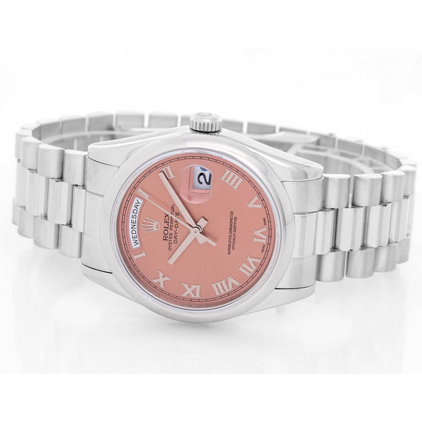 Rolex Platinum President  Day-Date Men's Watch 118206