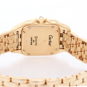Cartier Panther Ladies 18k Yellow Gold Panthere Watch W25022B9